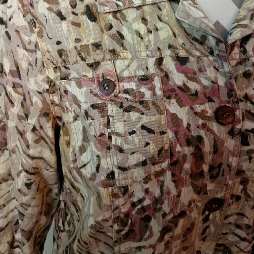 Chico's Multicolor Patterned Jacket - image 2